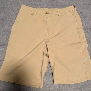 Haggar khaki golf shorts